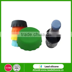 Factory Wholesale High Quality Silicon Beer Bottle Caps Beer Savers Silicone Crown Caps thumbnail-1