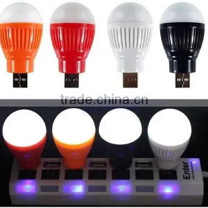 Portable Computer Laptop PC Desk Reading Lamp Mini USB Light Bulb thumbnail-1