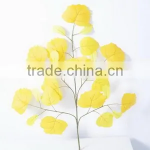 SJ071206 Landscaping Decorative Outdoor Silk Tree Leave With UV Protection thumbnail-3
