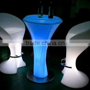 FO-8525 Led Bar Cocktail Table,bar Furniture,led Illuminated Table thumbnail-1