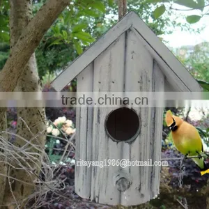 High Quality Bird House,solid and Durable Colorful Wood Craft Bird Cage thumbnail-4