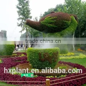 Small Sculpture Aritificial Green Sculpture Plastic Fake Plant Artificial Sculpture Artificial Plastic Fake Statue thumbnail-5