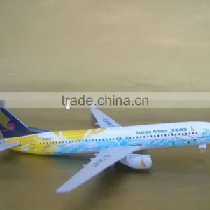 Metal B737-800 Ocean Waves Airplane Model thumbnail-1