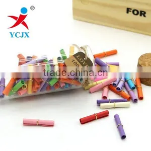 Straight Clear Glass Jar With Cork Lid for Message thumbnail-2