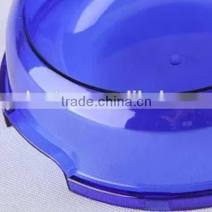 Transparent Round Plastic Pet Bowl thumbnail-2