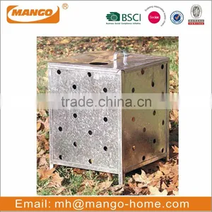 Square Galvanised Garden Incinerator thumbnail-1