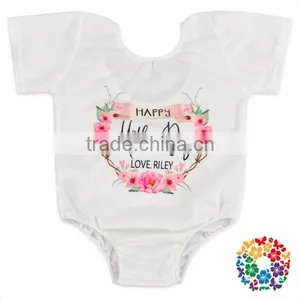 3 Pack Infant And Toddler White Summer Jumpsuits Natural Organic Blank Baby Onesie thumbnail-4