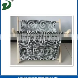 Foldable Tabletop Magazine Racks With Wood Frame thumbnail-5