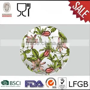 Plate For Dinner,Family Use Flower Printing Melamine Dessert Plates,Melamine Board,Melamine Dinner Plates thumbnail-1