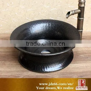 Unique Shape Hot Selling Ceramic Basin Small Size Wash Basin Sink Used in Bathroom thumbnail-1