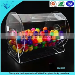 Acrylic Vote Display Box With Door and Locker thumbnail-3