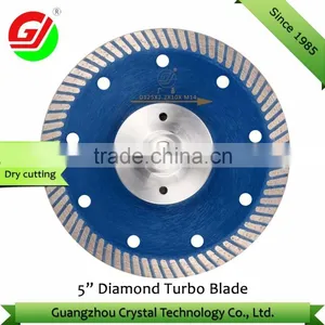 Stone Cutting Blade With Protection Teeth 5" Diamond Circular Saw Blade thumbnail-1