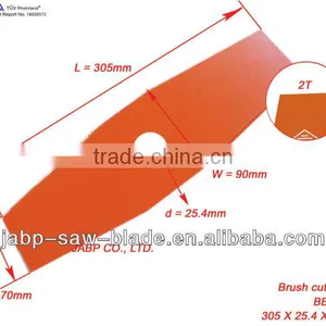 2 Teeth Brush Cutter Blade thumbnail-1