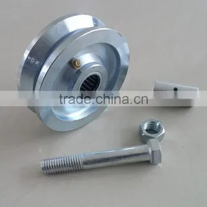Steel Sliding v Groove Gate Pulley thumbnail-1