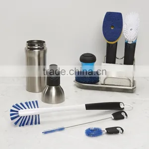 2016 Wholesale Straw, Lid, and Long Brush Set Cleaning Brush Set thumbnail-2