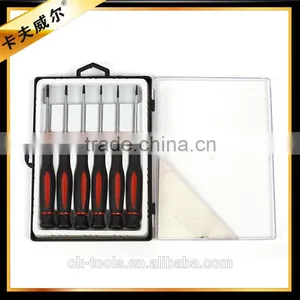 Ok-Tools 6pcs Rubber Grip Precision Screwdriver Set thumbnail-1