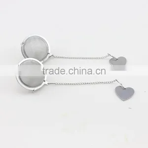 Stainless Steel Mesh Tea Infuser With A Hook Chain thumbnail-1