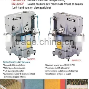 Carpet Binding & Hemming Machines With Pneumatic Foot Life & On-Off Tensioner thumbnail-1