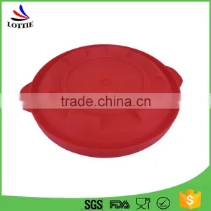 Red Color Dust-proof Food Grade Silicone Lid Custom Silicone Cover thumbnail-1