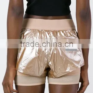 Hot Sale Women Fashion Layered Fitness Shorts for Active Sportwear Ladies Clothing Shorts Pants Wholesale Custom Design thumbnail-4