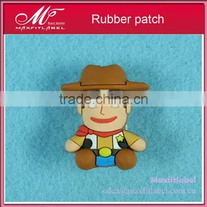 Sew-On Style Rubber Sports Badges and Patches thumbnail-2