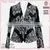 Hot Sale Fashion Design Long Sleeve Symmetrical Print Lady/woman Suit thumbnail-1