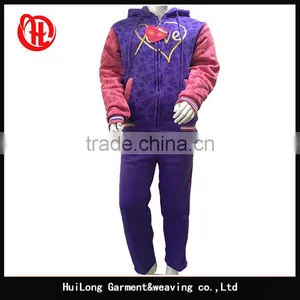 Girl's Sports Suits Kids Sportswears Children Fleece Clothing Sets Girls' Tracksiut thumbnail-1