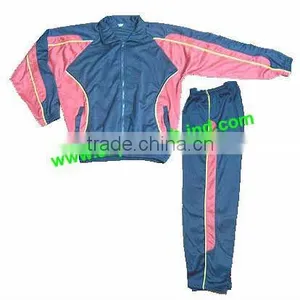 Quality 100% Polyester Tricot Jogging Suit thumbnail-1