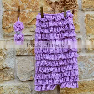Baby Clothes Kids Fashion Girls Lace Petti Rompers for Girls Outfit thumbnail-2