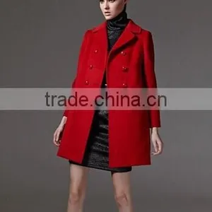 2014 Winter Hot Selling Good Women Overcoat thumbnail-1