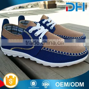 Lastest Design China Flat Canvas Shoe Man Trainers Shoes 2017 thumbnail-1