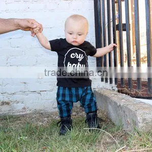 Fashion Kid Clothes New Style Pants Tartan Pattern Casual Harem Pants Baby Boy Clothes thumbnail-1