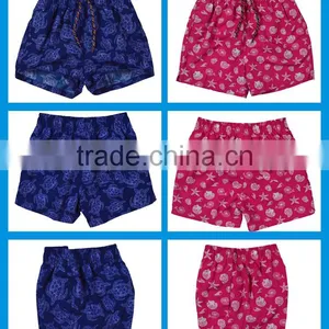 Newest Wholesale Board Shorts Kids Girls Peach Shorts thumbnail-4