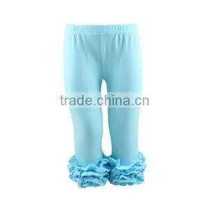 2017 Boutique Girls Clothing Ruffle Leggings Girls Baby Ruffle Pants Icing Ruffle Pants thumbnail-4