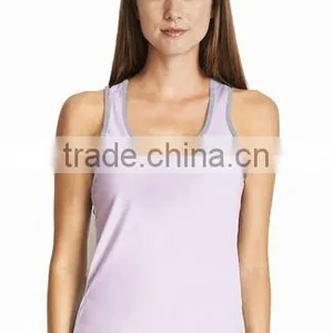 Next Level Apparel Ladies' Ideal Color Block Racerback Tank Top - 60% Combed Ring-spun Cotton, 40% Polyester Jersey thumbnail-3