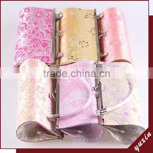 Chinese Style Luxury Evening Handbag Brocade Silky Gift Handbag SH002 thumbnail-1