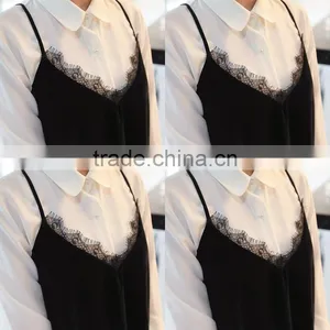 Polyester Crop Top Tank Top2014 New Arrive Women Different Size for Choice & Short Front Long Back Printed thumbnail-3