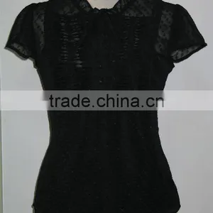 Dobby Chiffon Blouse thumbnail-1