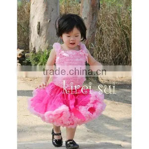 Teen Adult HOT LIGHT PINK Ruffles Pettiskirt Party Tutu W56D thumbnail-1