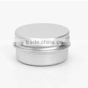 6pcs/lot 15ml Empty Aluminium Cosmetic Pot Lip Balm Jar Tin Containers Screw Lid for Cream Ointment Hand Cream Storage thumbnail-1