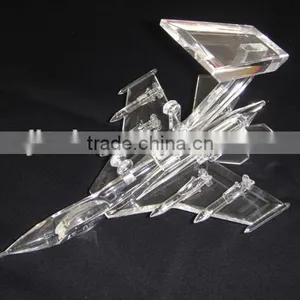 Noble Crystal Model Design Crystal Arab Fighter Aircraft thumbnail-2