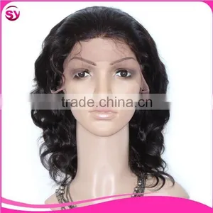 2016 New 10"-26" 100% Human Hair Full Lace Wig, Brazilian Human Hair Wig, Lace Front Wig Brazilian Human Hair With Baby Hair thumbnail-1