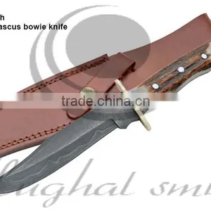 Damascus Knife/Hunter Knife/Deer Stag thumbnail-1