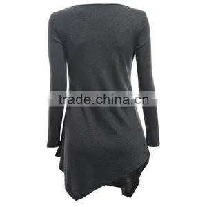 Women's Beaded Side Seam Ladies Uniform T-shirt Blouses thumbnail-4