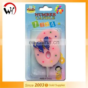 EN71 Glitter Butterfly Candle Wholesale Number Birthday Candle thumbnail-1