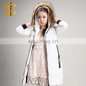 European Style Fashion Fox Collar Duck Feather Comfy Long Down Jacket thumbnail-6