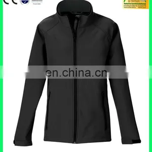 Long Sleeves Mens Clothing Promotion Wholesale Black Softshell Jackets thumbnail-1
