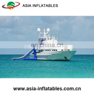 Funny and Excitting Inflatable Half-Moon Slide , Amazing Inflatable Yacht Slides Cheap on Sale thumbnail-3