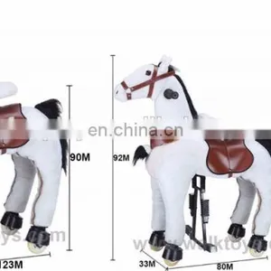 HI Good Quality Shopping Mall Walking Ride on Horse Toy With Springs thumbnail-5
