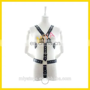 Full Mens Body Harness, Body Harness Costumes With Cock Ring thumbnail-1
